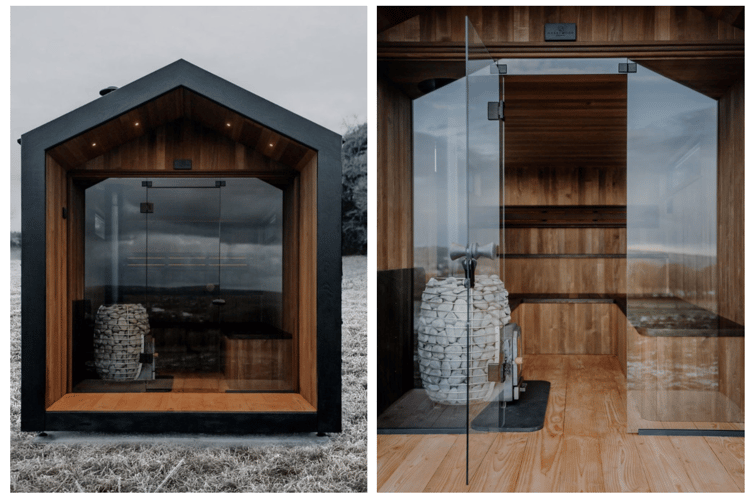 The sauna which will take up its home on Aberystwyth promenade this month