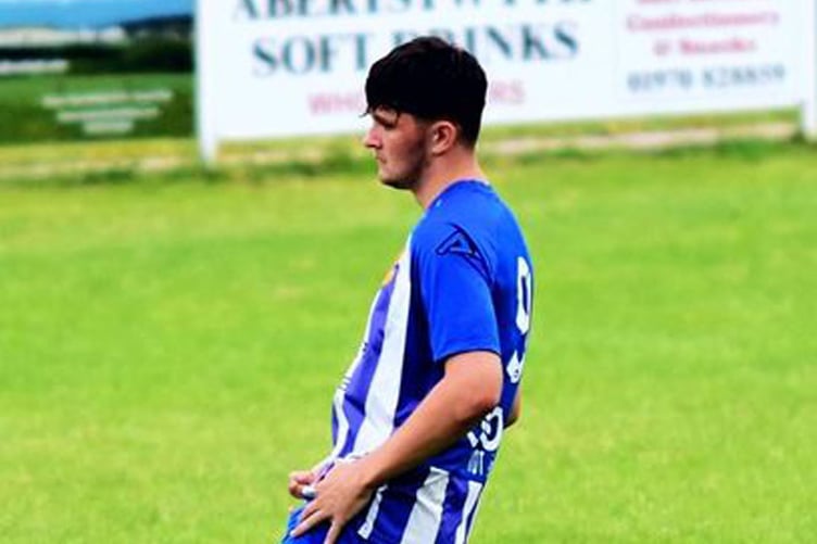 Machynlleth man of the match Calum Humphreys