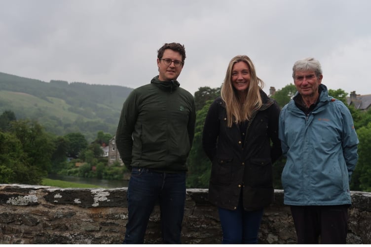 Gareth Ludkin of Campaign for National Parks. Caroline Conway of the Campaign for the Protection of Rural Wales (CPRW) and John Roberts