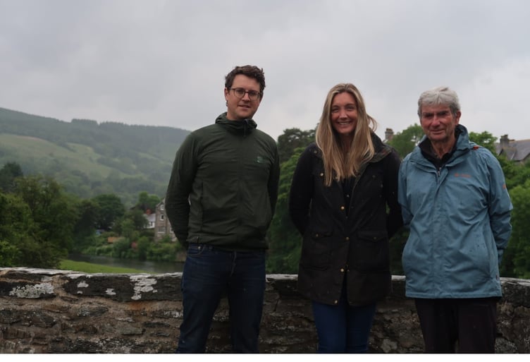 Gareth Ludkin of Campaign for National Parks. Caroline Conway of the Campaign for the Protection of Rural Wales (CPRW) and John Roberts