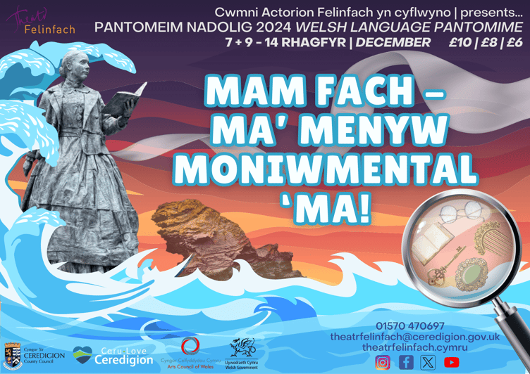 The Dyffryn Aeron crew face many challenges in this year's pantomime