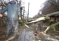 Storm Darragh clean-up costs reach more than £400,000 for Ceredigion council