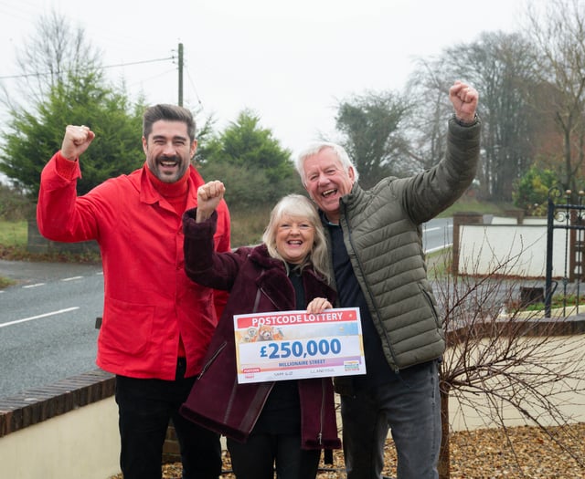 Ceredigion neighbours win big on Postcode Lottery