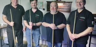 Marc and Anthony win Ceredigion Snooker League final