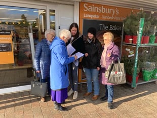 Lampeter residents urged to back university petition