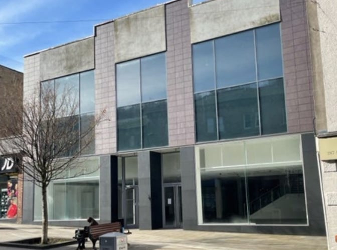 The former H&M store in Bangor. Photo: Gwynedd Council planning documents