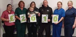 Llanydsul charity day raises £2,000 for baby unit