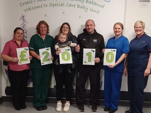 Llanydsul charity day raises £2,000 for baby unit