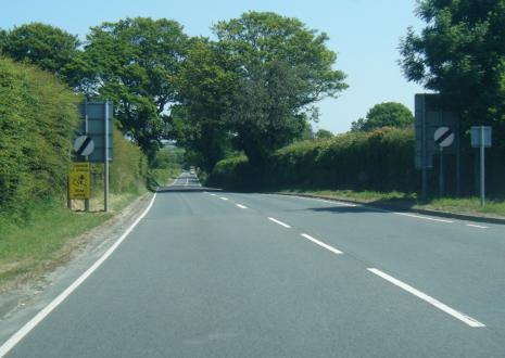 The A487 at Newport