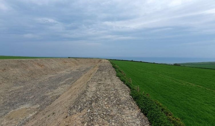 An application to site a bio-fertiliser ‘slurry’ lagoon at Ffynnoncyff Farm, Y Ferwig has been submitted to county planners