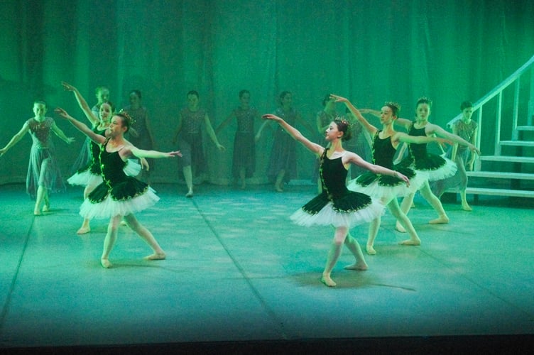 Pupils from Aberystwyth Arts Centre's Ballet School take part in 'Cinderella'