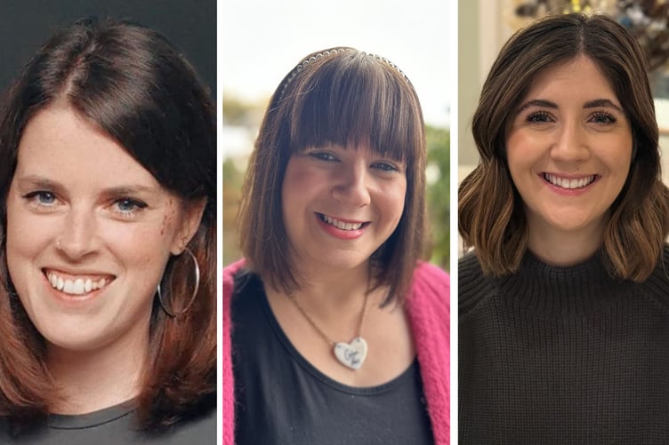 Katharine-Young, Hawys Roberts a Sara Pennant Jones