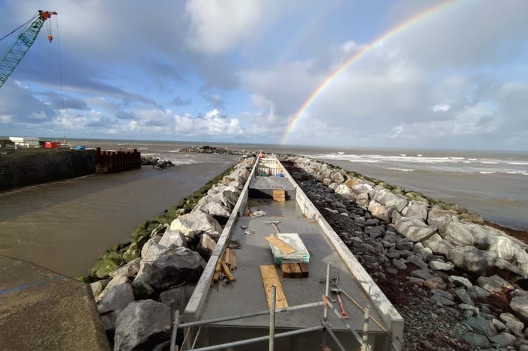 Aberaeron sea defence