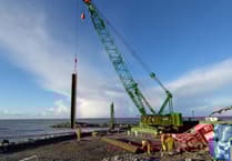 Overspend on Aberaeron sea defence, set to be completed 'imminently'