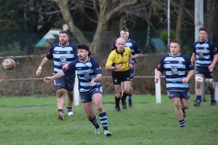 Aberystwyth were beaten in extra time after a tough tie against Yr Hendy (Photo: Mike Binks)