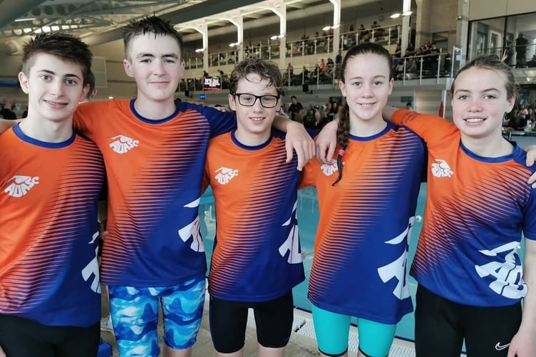 Captain Ivan, William Green, vice captain Oli, Seren and Gwennan