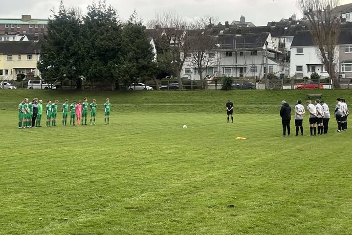Penparcau held a minute's silence in memory of Mick Adams