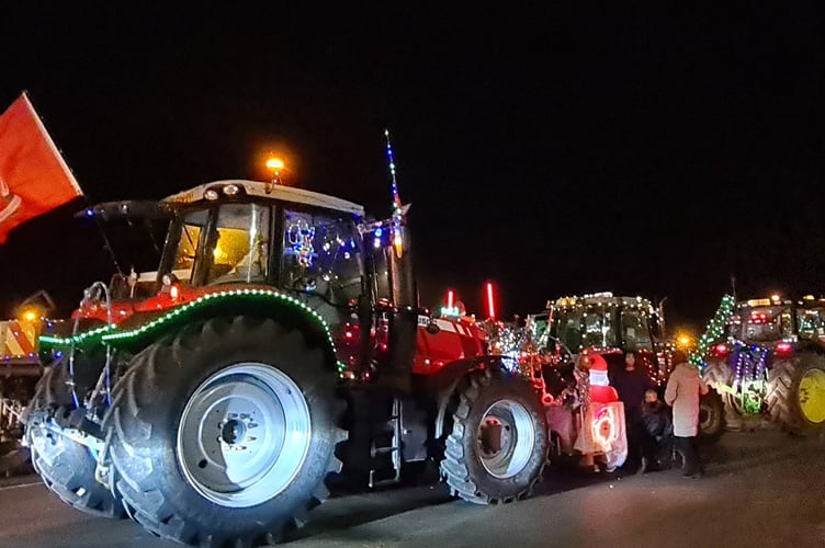 Llinos Furneaux's picture of one of the tractors