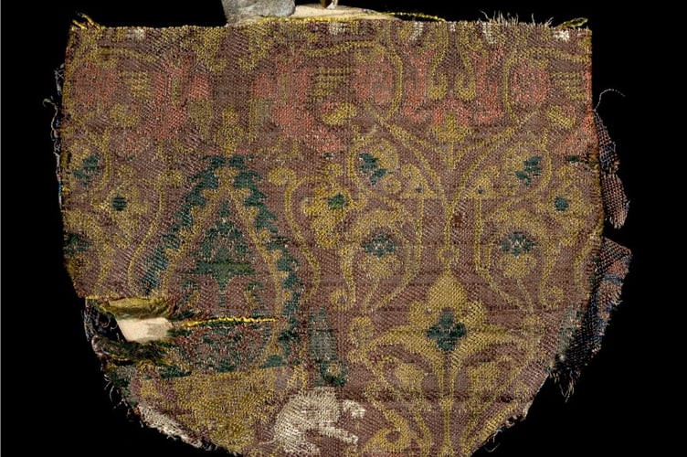 Henry III inventory bag by kind permission of the Dean and Chapter of Westminster