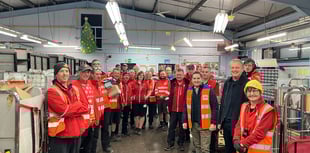 MP praises posties in run-up to Christmas