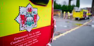 Fire crews battle Aberystwyth house blaze