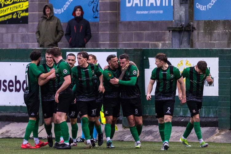 Aberystwyth produced another strong performance at Park Avenue to see off Caernarfon (Photo: Colin Ewart)