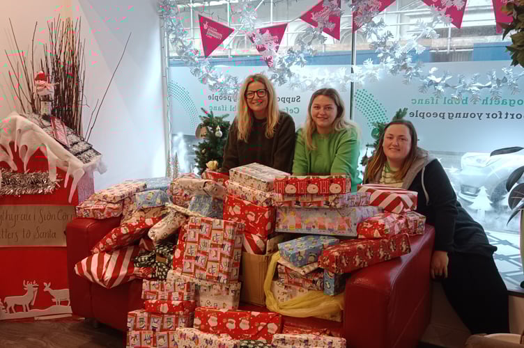 The gifts that Cyfle in Pwllheli received