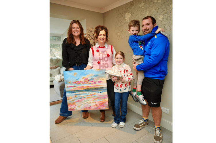 Lizzie and Alex Danton and family with Jen