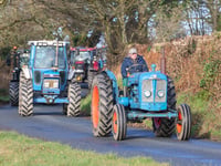 Boxing Day tractor run raises money for cancer charity