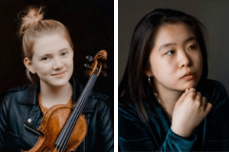 Charlotte Spruit and Xiaowen Shang take to the Great Hall stage at Aberystwyth Arts Centre next month