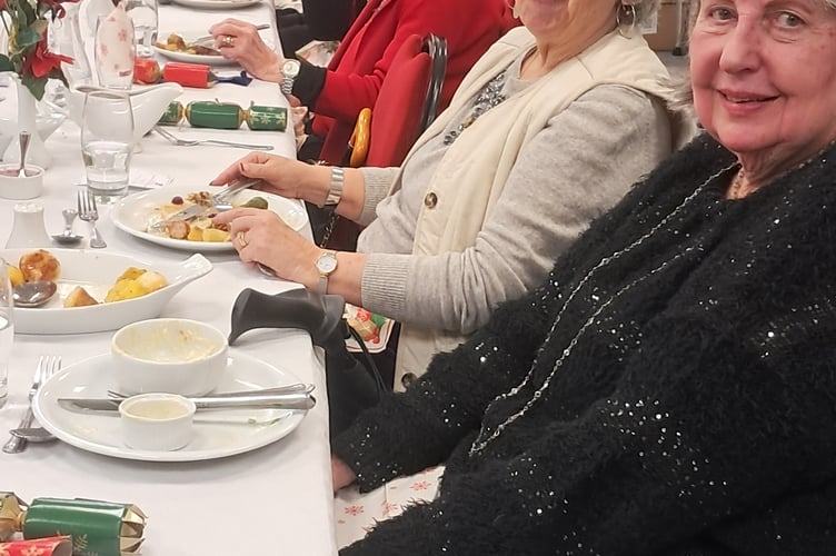 Some of the members at the dinner