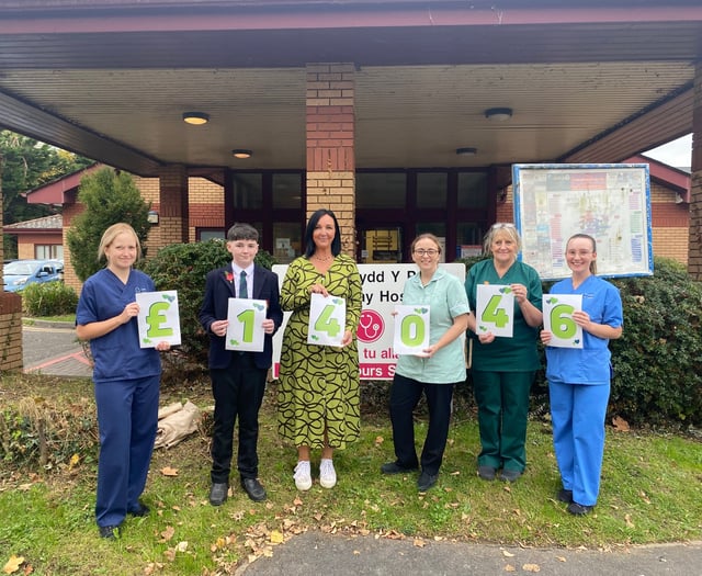 More than £14,000 raised for Glangwili Priory Day Unit 