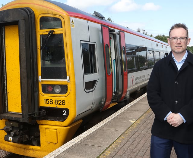 MS calls on Welsh Government to make mid Wales train a priority
