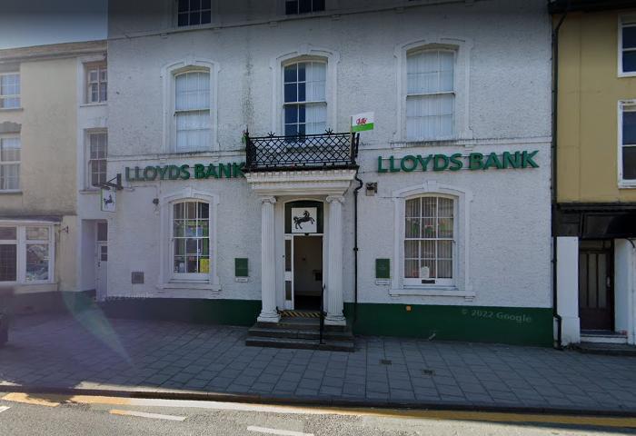 The former Lloyds Bank in Lampeter