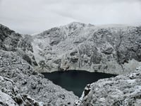 Eryri National Park transformed after snow covers mountains