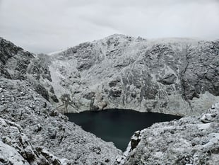 Eryri National Park transformed after snow covers mountains