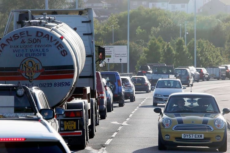 The A4120 past Blaendolau Fields will be closed for two weeks later this month