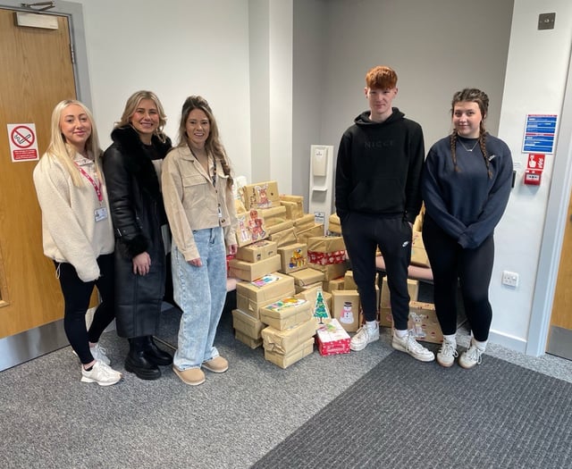 Dolgellau students create boxes for children in hospital 