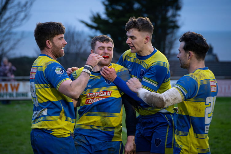 Aberaeron secured a hard-fought victory against Llandeilo (Photo: Rhys Hafod)