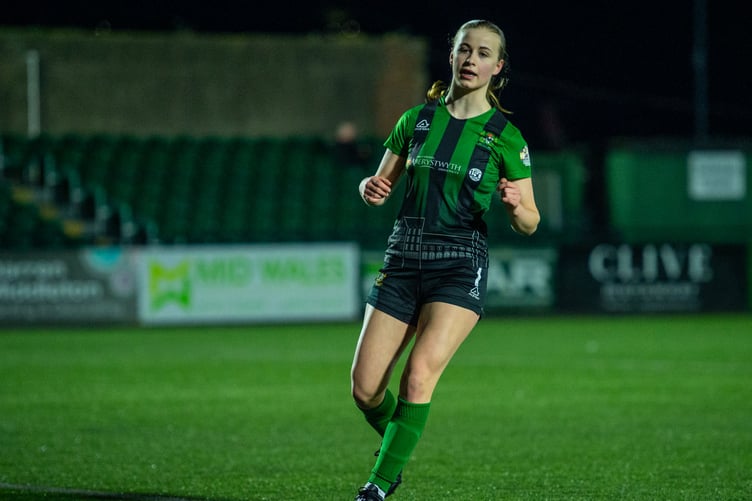 Lleucu Mathias equalised for Aberystwyth (Photo: RB Photography)
