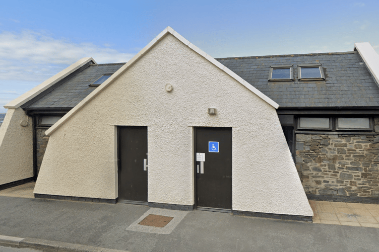The Borth public toilets are at risk of closure as Ceredigion County Council is under budgetary pressures to stop running public toilets across the county