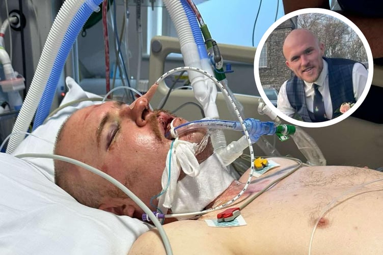 Sean Button was out mountain biking with his family dog when he was hit by a driver on a B road outside of Aberystwyth. Sean almost lost his life from the incident and hasn't been able to return to work since.