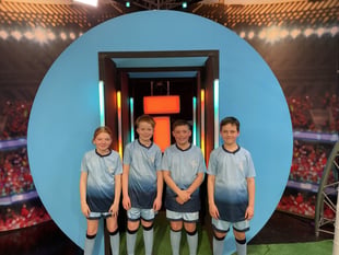 Aberystwyth and Lampeter kids take part in S4C football show