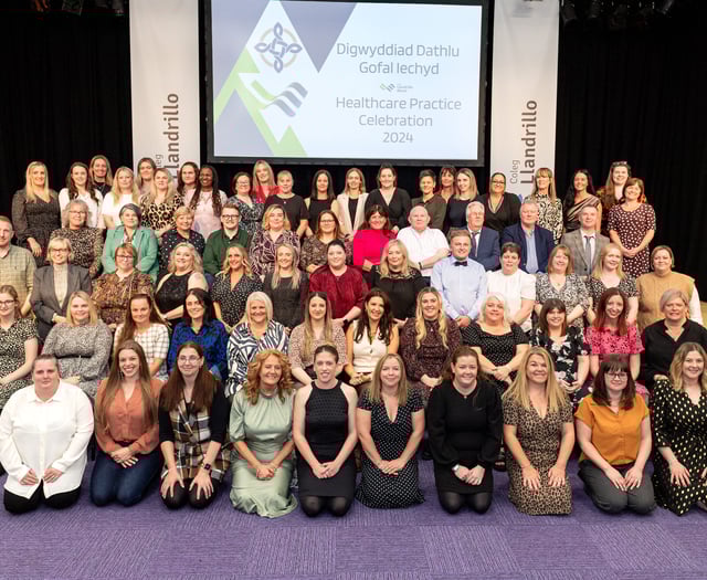 Betsi Cadwaladr and north Wales college celebrate healthcare learners