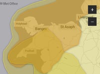 Wind warning upgraded to amber across part of Gwynedd