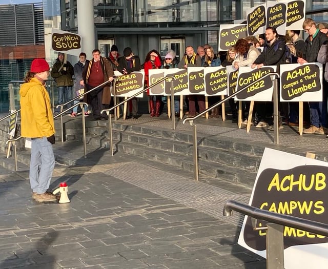 Lampeter university campaigners take their fight to the Senedd