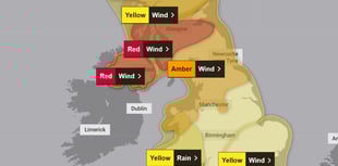 Red warning issued with 90mph winds expected in Wales from Storm Éowyn