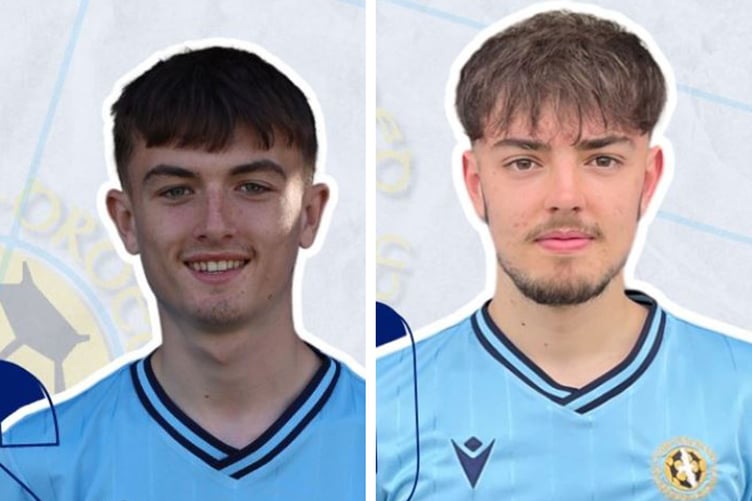 Gwion Davies (left) and Cian Pritchard scored for Penrhyndeudraeth