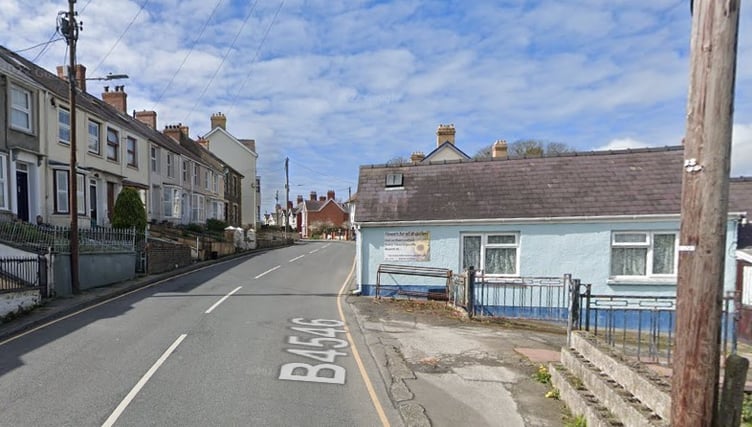 The site in Cardigan