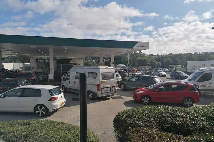 Morrison's petrol station
